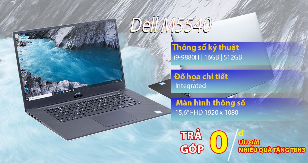 Dell Precision 5540 i9-9880H 16GB 512GB 15,6