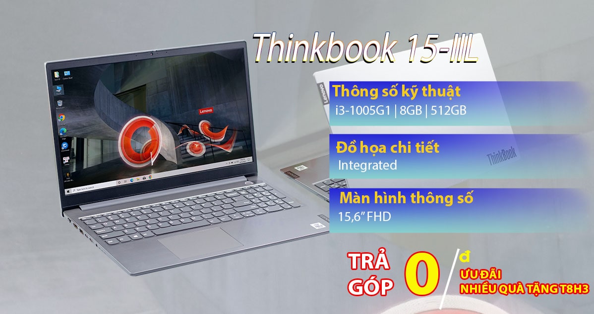 Lenovo Thinkbook 15iil I3-1035g1 8gb 512gb 15.6' Fhd